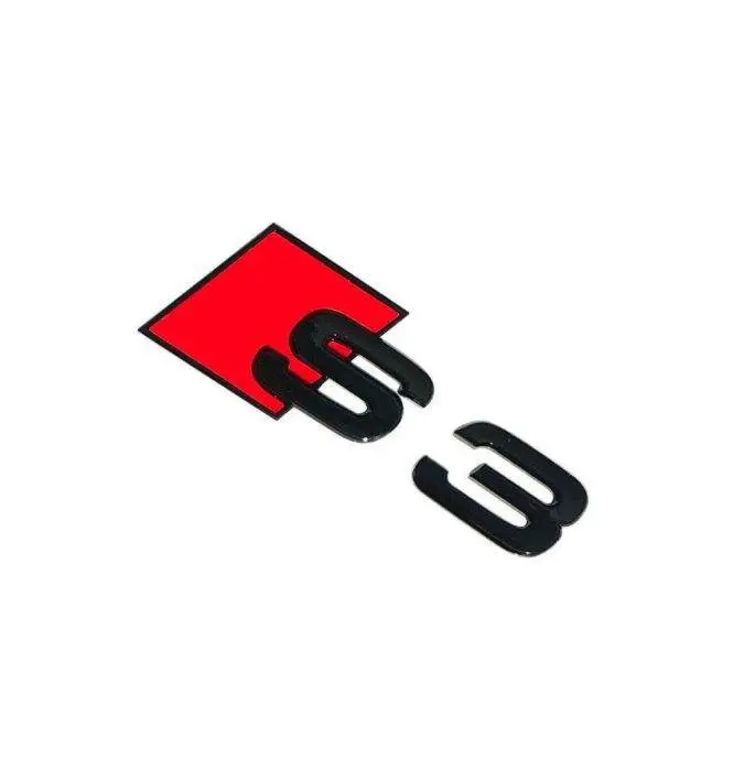 Gloss Black Rear Model Badge For Audi S3 1