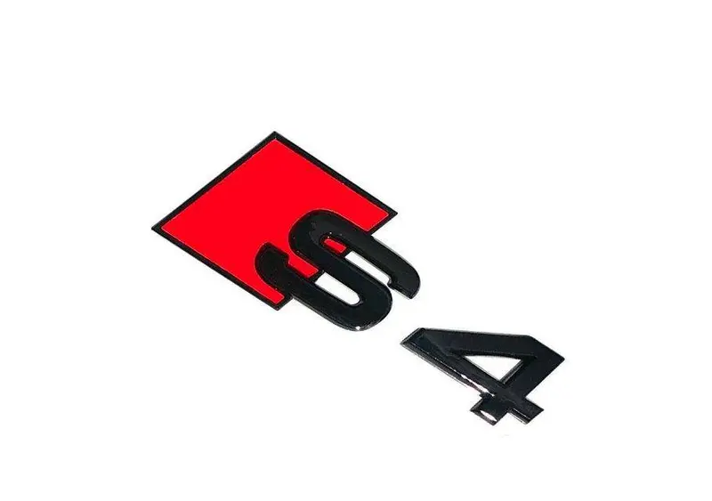 Gloss Black Rear Model Badge For Audi S4 1
