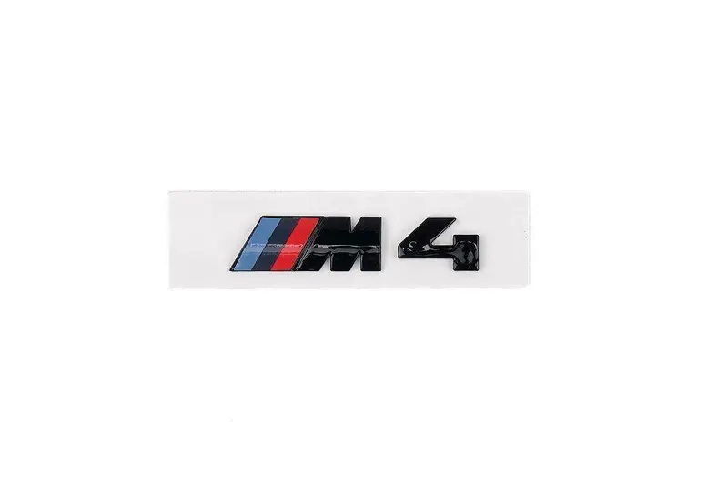 Gloss Black Rear Model Badge For Bmw M4 1