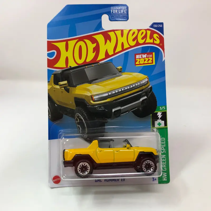 Gmc Hummer Ev #130 * Yellow * 2022 Hot Wheels Basic 1