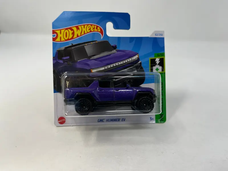 Gmc Hummer Ev #62 * Purple * 2024 Hot Wheels Short Card Case J 1