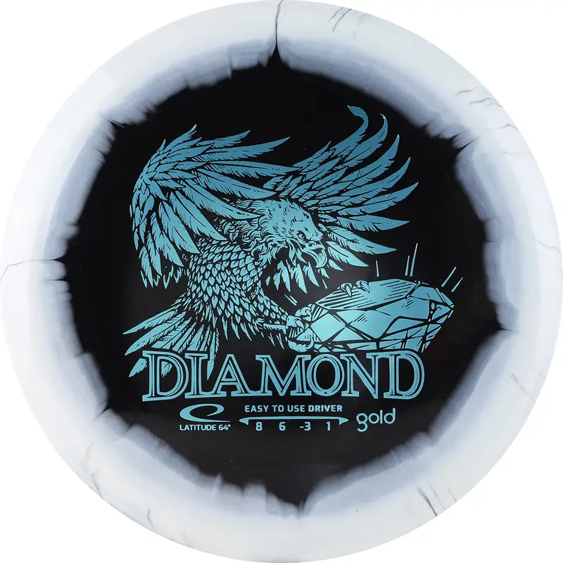 Gold Orbit Diamond - Inverted Stamp 1