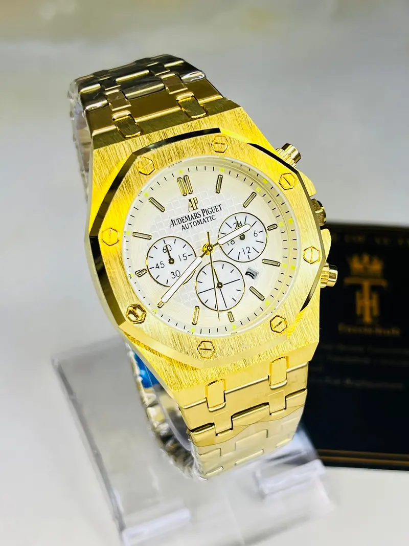 Gold White Ap Light Edition Watch 1