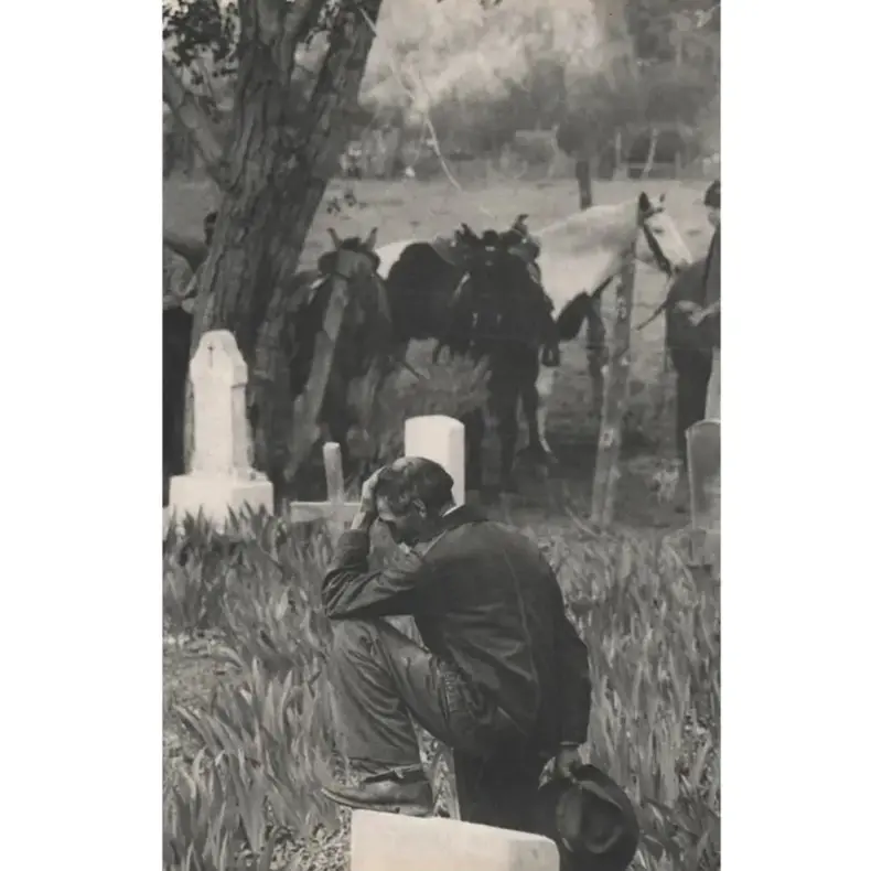 Graveside, Taos, New Mexico - Photogravure By Henri Cartier-Bresson (1947) 1