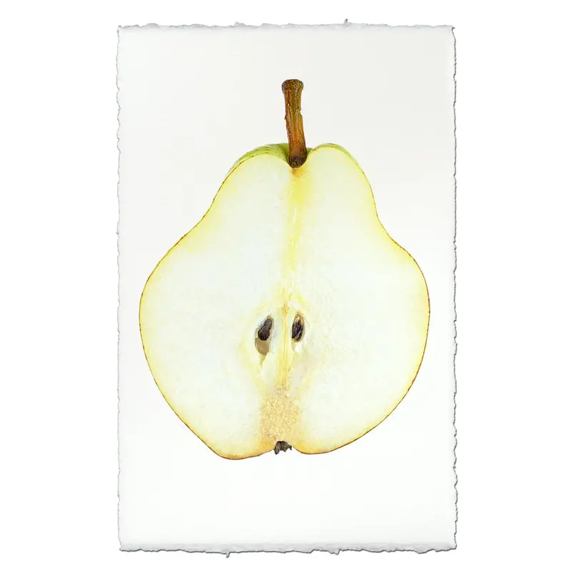 Green Pear Half 1