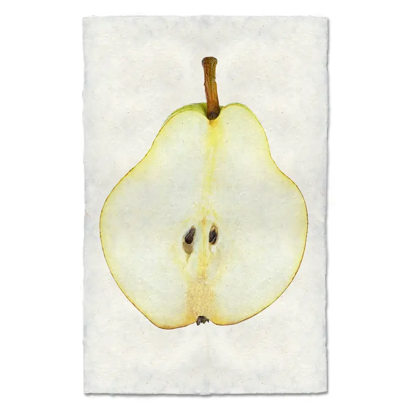 Green Pear Half 2