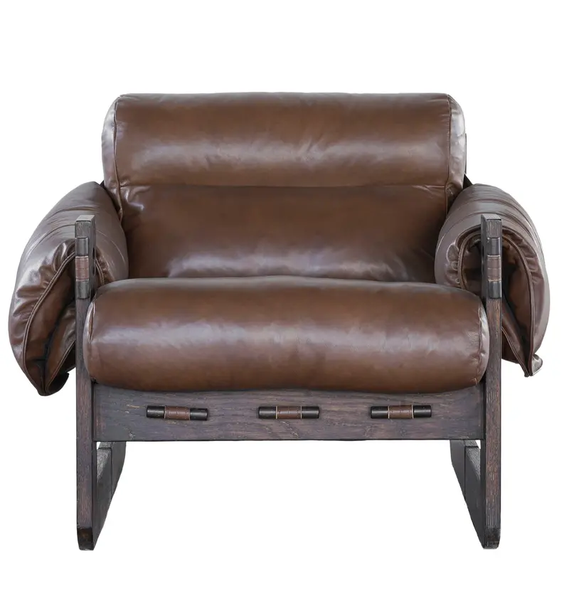 Gretchen Leather Armchair - Matthew Izzo Collection 1