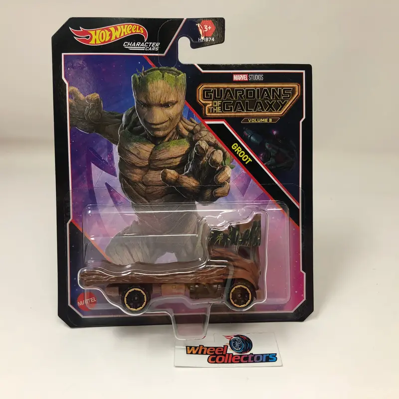 Groot Guardians Of The Galaxy * 2023 Hot Wheels Character Cars Marvel 1