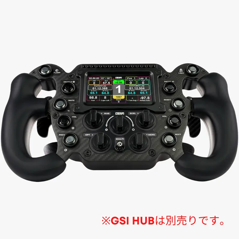 Gsi Formula Pro Elite "Onyx" V1 オニキス Simレーシングステアリングホイール デュアルクラッチ 国内正規品 2