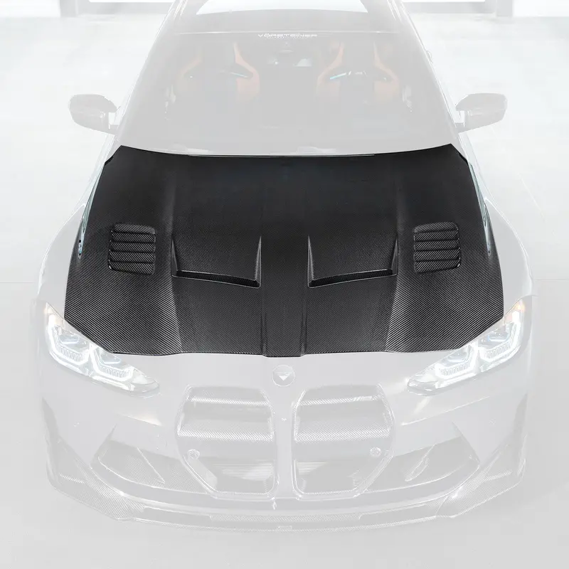 Gts-V Bmw G8x M3 | M4 Carbon Fiber Aero Bonnet V-Style™️ 2
