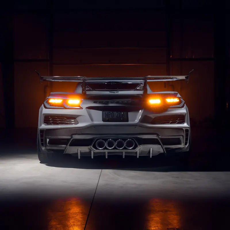 "Gtz" Rear Diffuser | Carbon Fiber | Corvette C8 Z06 & Zr1 1