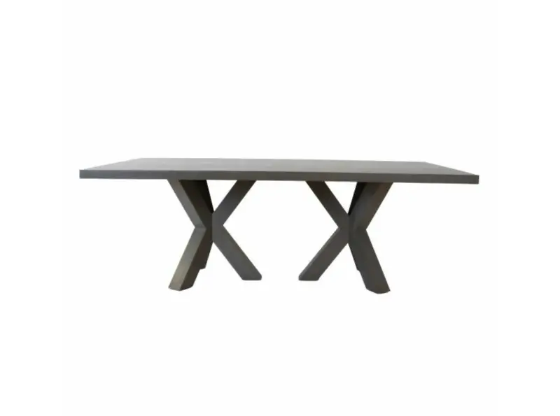 Haines 86" Smoke Grey Dining Table 1