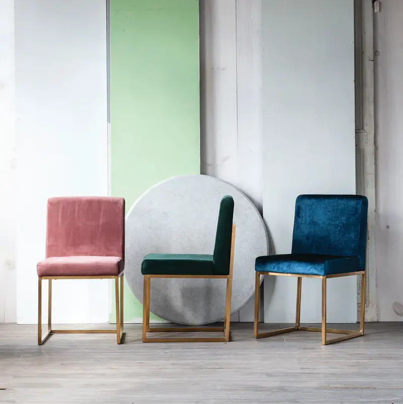 Hampstead Velvet Dining Chair - Matthew Izzo Collection 1