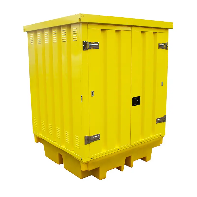 Hard Covered Spill Pallet (For 4 Drums) - Bp4hcs 1