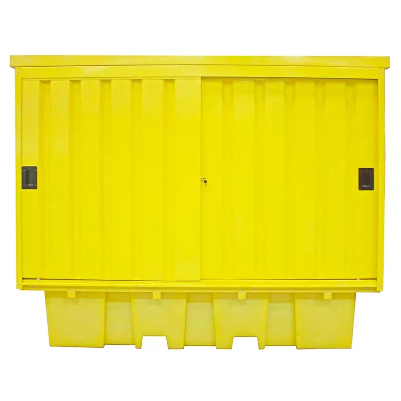Hard Covered Spill Pallet (For 8 X 205Ltr Drums Or 2 X 1000Ltr Ibc) - Bb2hcs 1