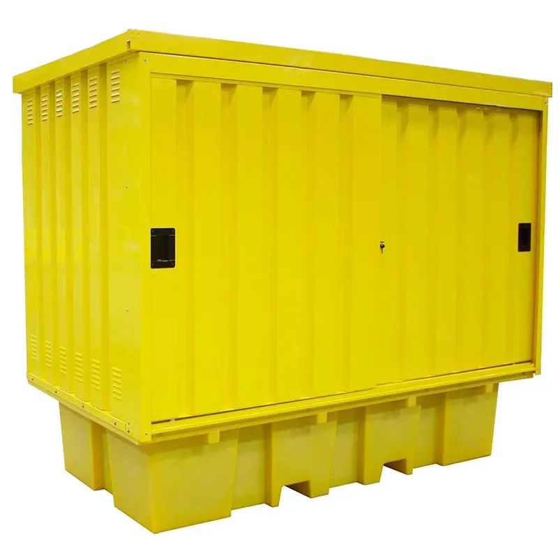 Hard Covered Spill Pallet (For 8 X 205Ltr Drums Or 2 X 1000Ltr Ibc) - Bb2hcs 2