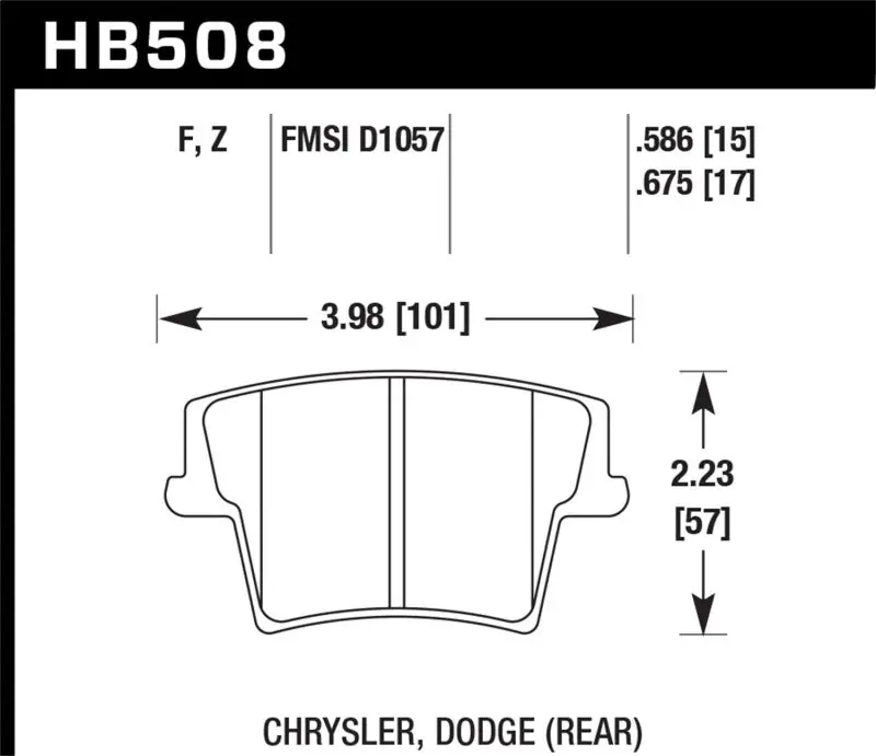 Hawk 05-10 Chrysler 300 (Except Srt8) / 08 Dodge Challenger / 09-10 Dodge Challenger Se/Rt Hps 2