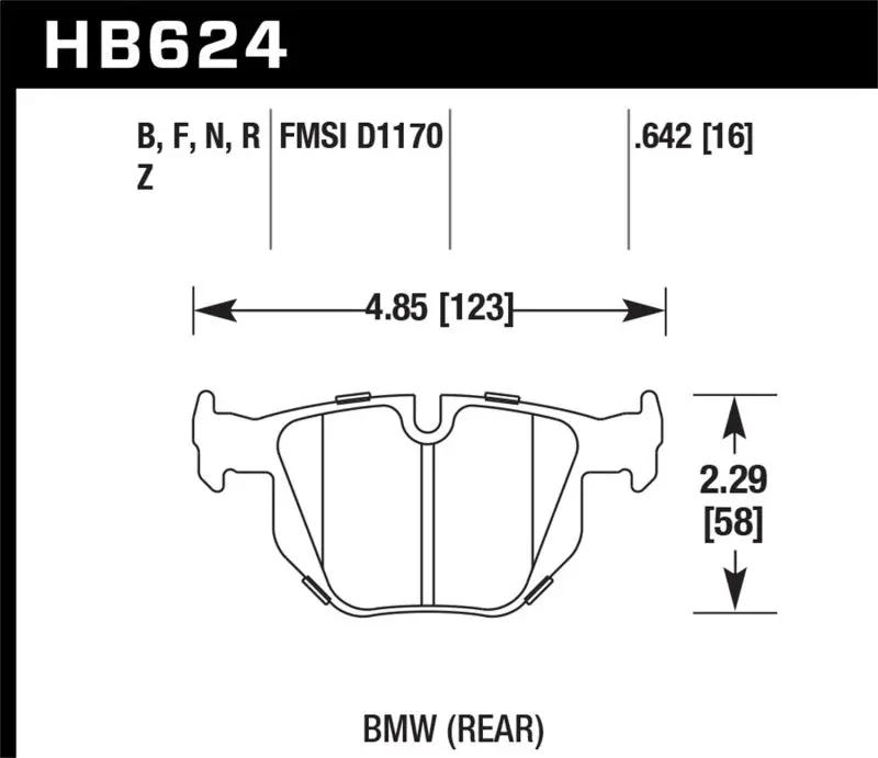 Hawk 06 Bmw 330I/330Xi / 07-09 335I / 07-08 335Xi / 09 335D / 08-09 328I Performance Ceramic Street 2