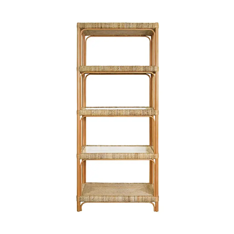 Hawthorn Rattan & Seagrass Etagère 1