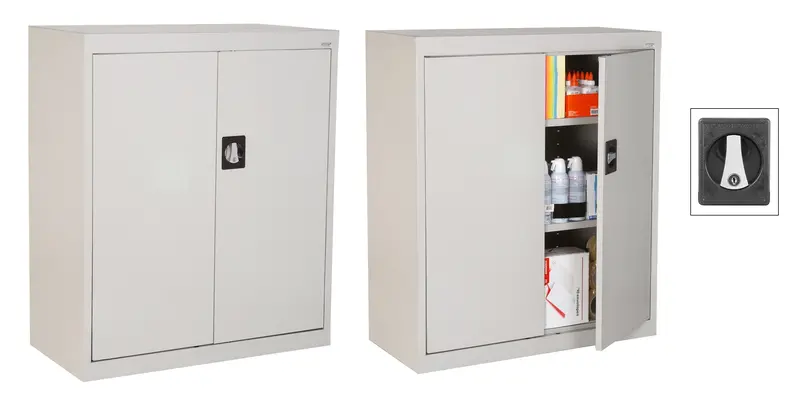 Heavy Duty Welded Steel Counter-Height Storage Cabinets 2