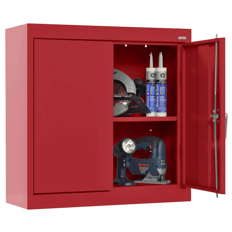 Heavy Duty Welded Steel Wall-Mount Storage Cabinet 1