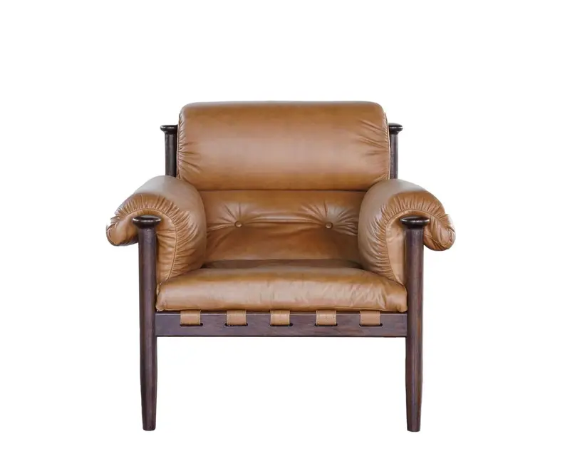 Henry Leather Armchair - Matthew Izzo Collection 1