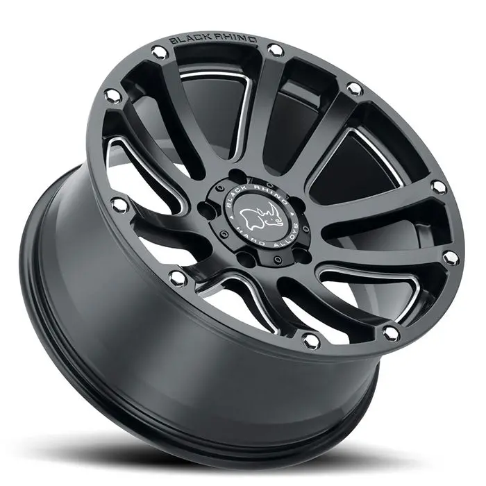 Highland Matte Black Milled Spokes 3