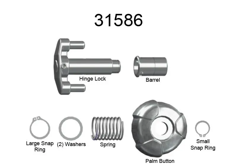 Hinge Lock Accessory Kit For Dark Horse Ladder 1