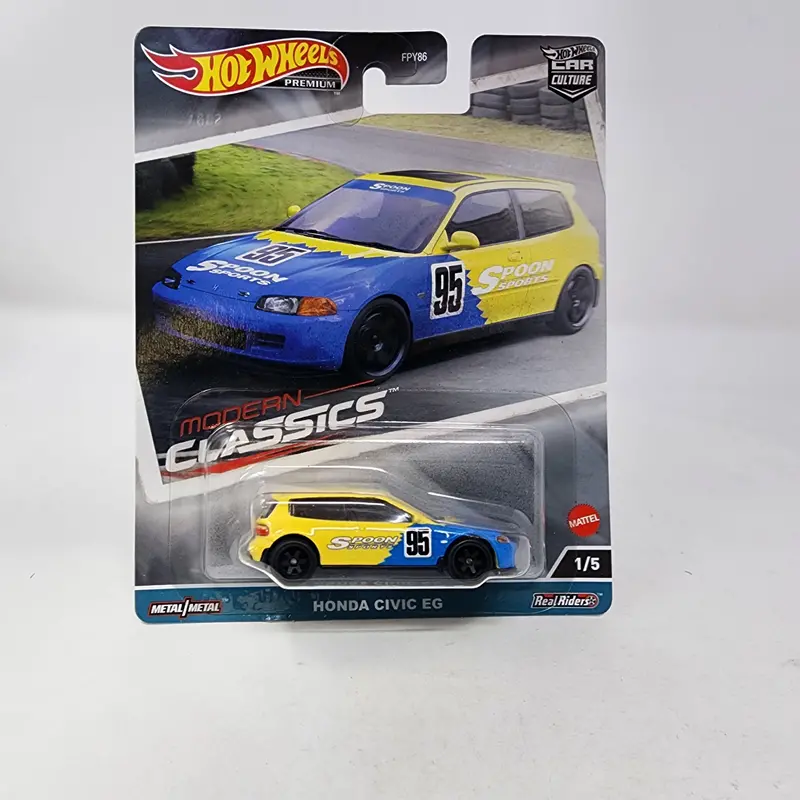 Honda Civic Eg Spoon * Hot Wheels Car Culture Modern Classics 1
