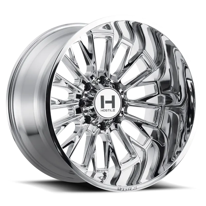 Hostile H114 Wheel 8Lug Chrome 24X14-1000 1
