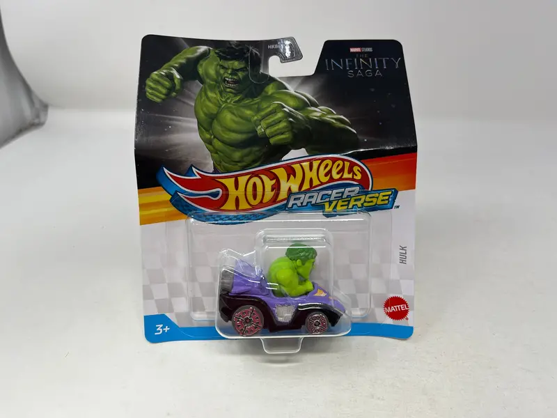 Hulk * Infinity Saga Marvel * 2025 Hot Wheels Racer Verse Case E * Bad Card 1
