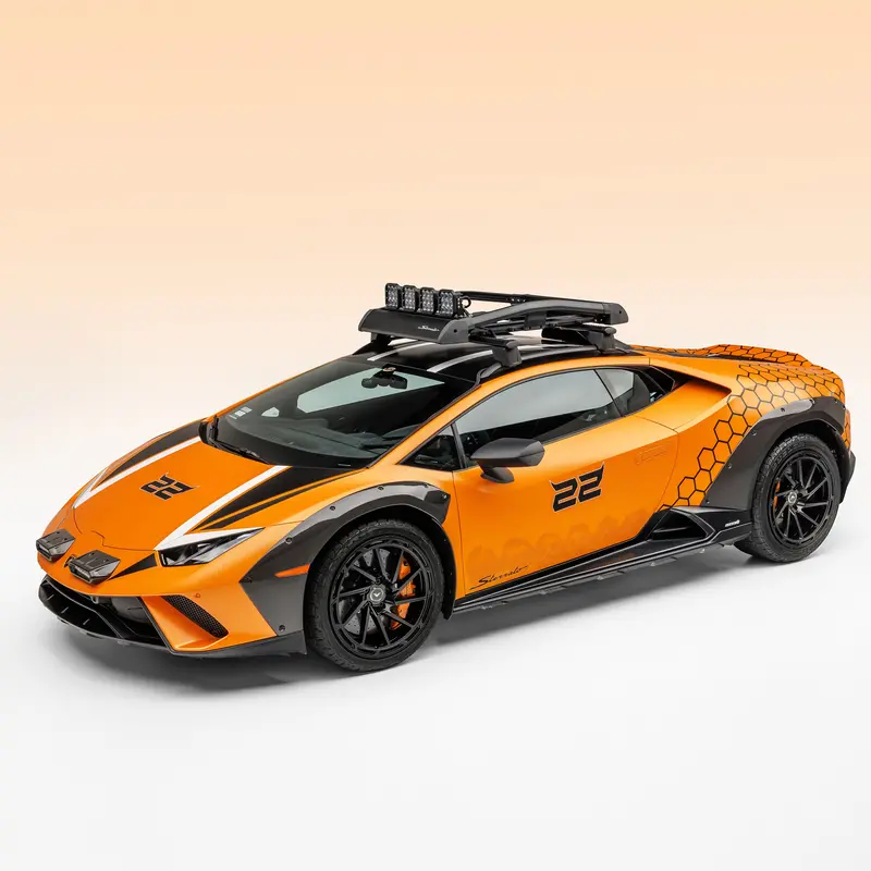Huracan Sterrato Vrs Aero Fender Flares Carbon Fiber Pp 2X2 Glossy 1