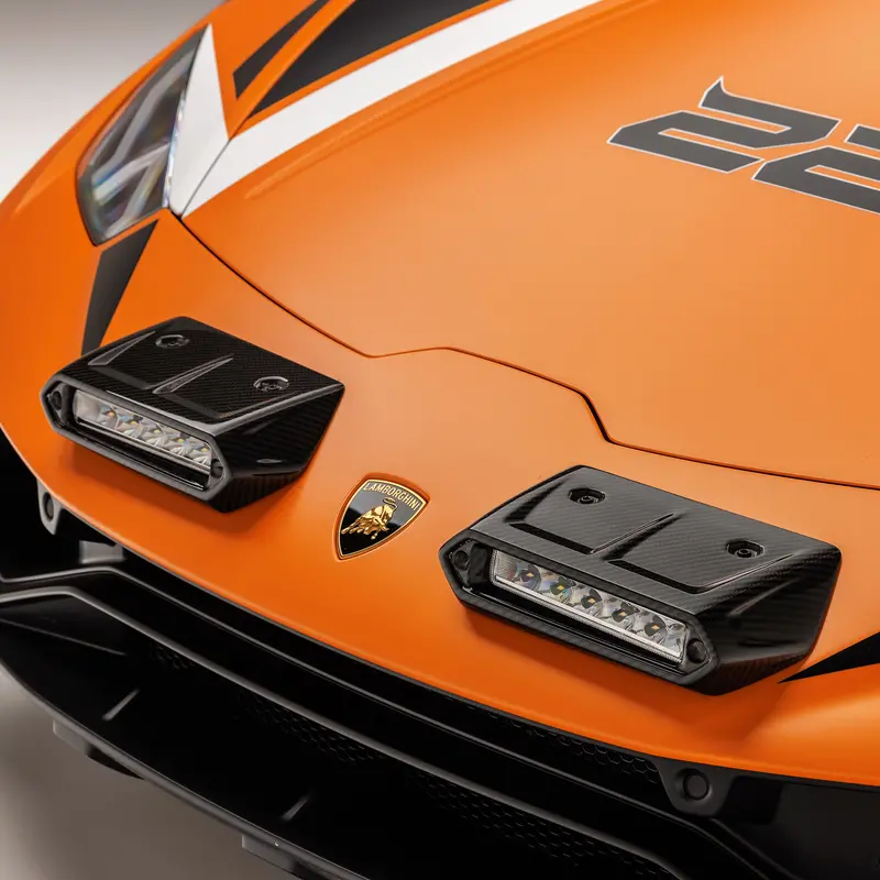 Huracan Sterrato Vrs Aero Fog Light Covers Carbon Fiber Pp 2X2 Glossy 1