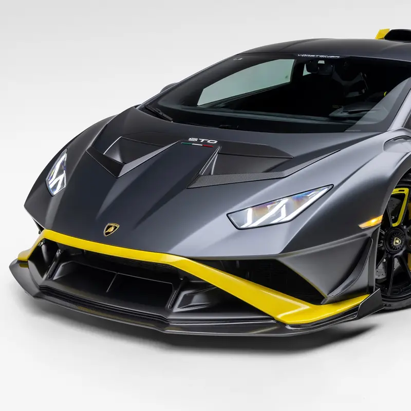 Huracan Sto Aero Front Spoiler Carbon Fiber 1