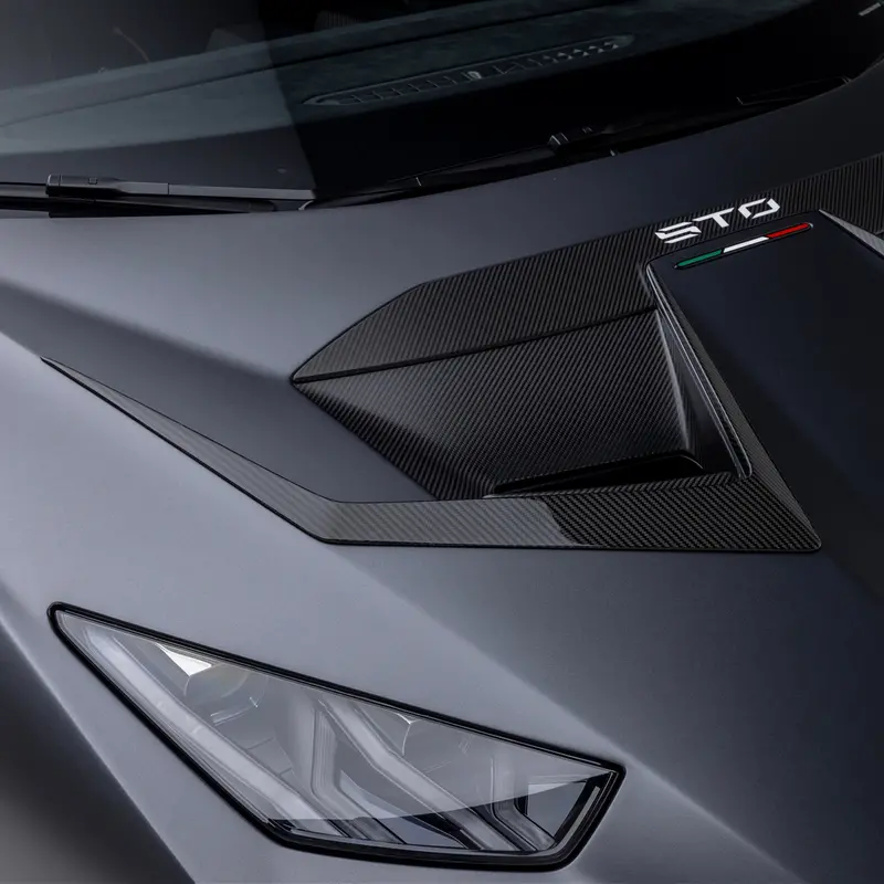 Huracan Sto Aero Hood Ducts Carbon Fiber 1