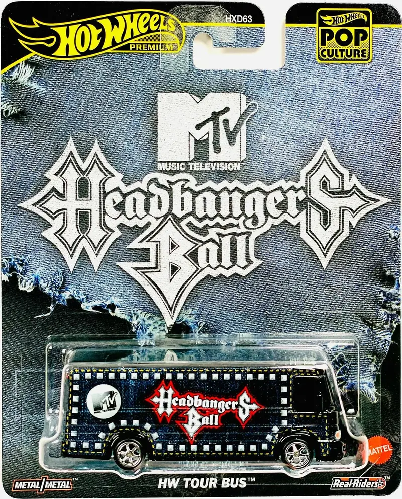Hw Tour Bus Headbanger Ball * 2025 Hot Wheels Pop Culture Case K 1