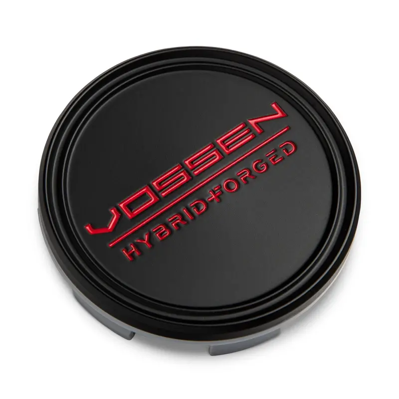 Hybrid Forged Optional Center Cap (Satin Black/Red) 1