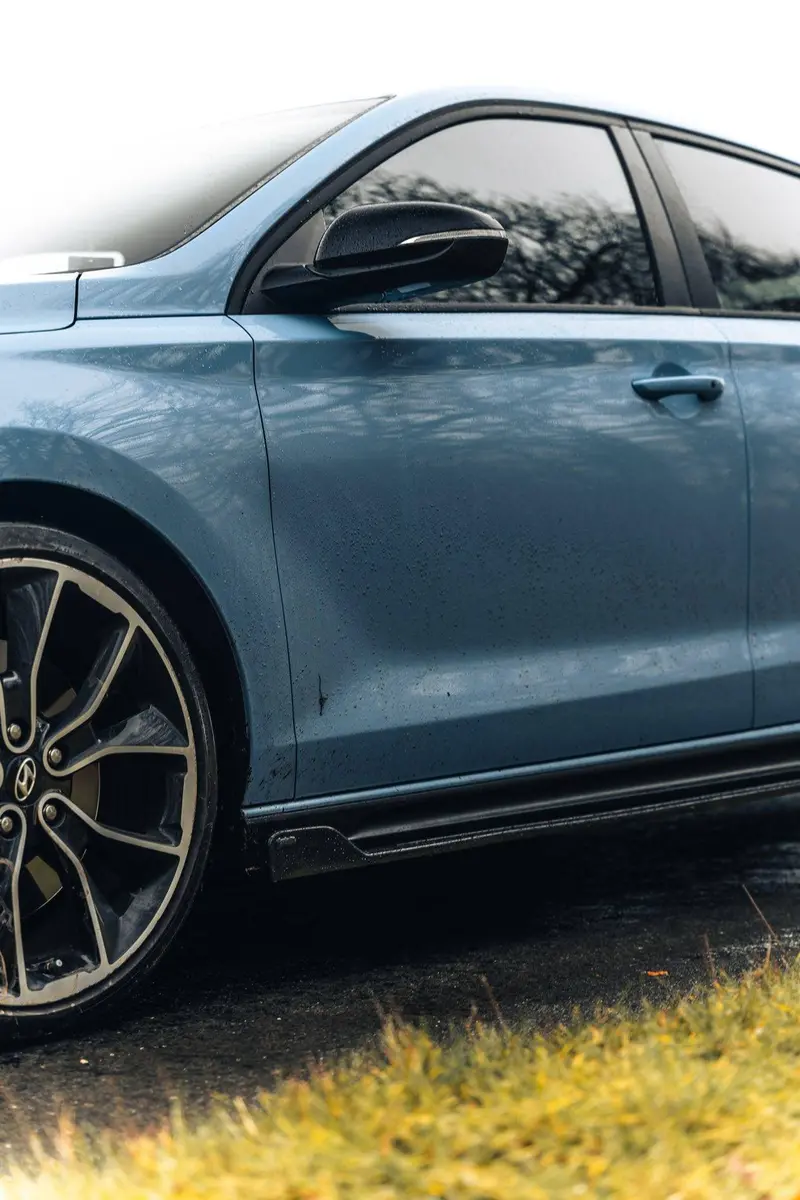 Hyundai I30 N Evo-1 Gloss Black Side Skirts By Zaero (2018+, Pd) 1