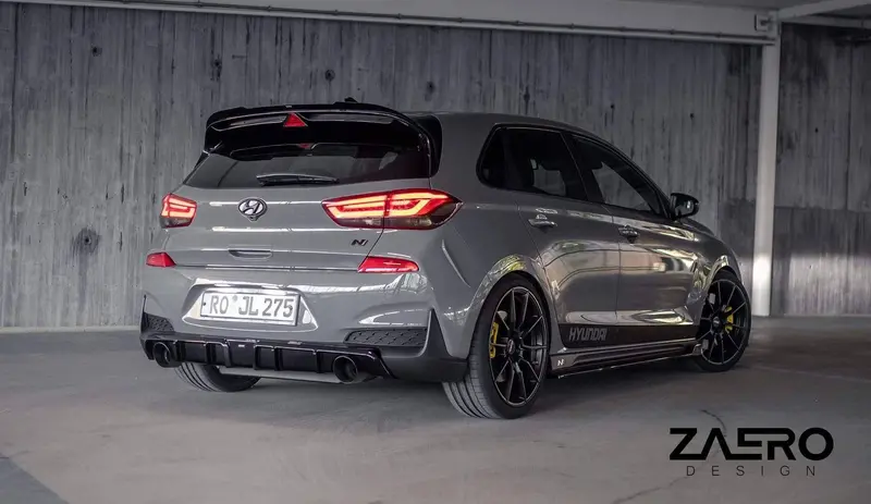 Hyundai I30n Evo-1 Gloss Black Body Kit By Zaero 2