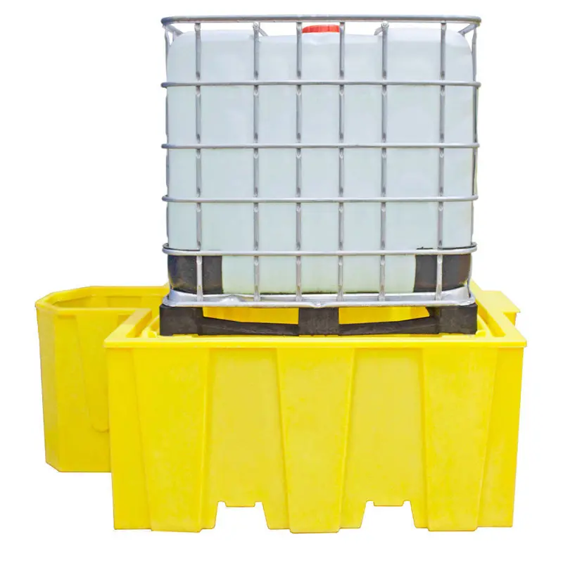 Ibc Spill Pallet (For 1 X 1000Ltr Ibc With Integral Dispensing Area) - Bb1d 2