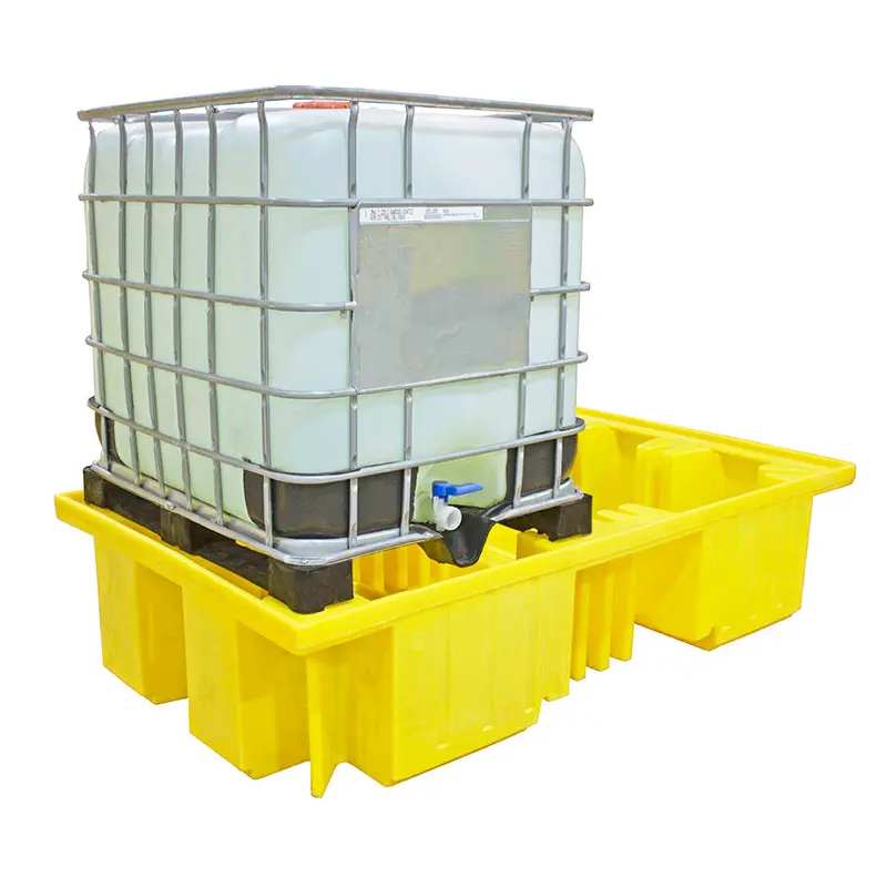 Ibc Spill Pallet (For 2 X 1000Ltr Ibcs (No Grid)) - Bb4 1