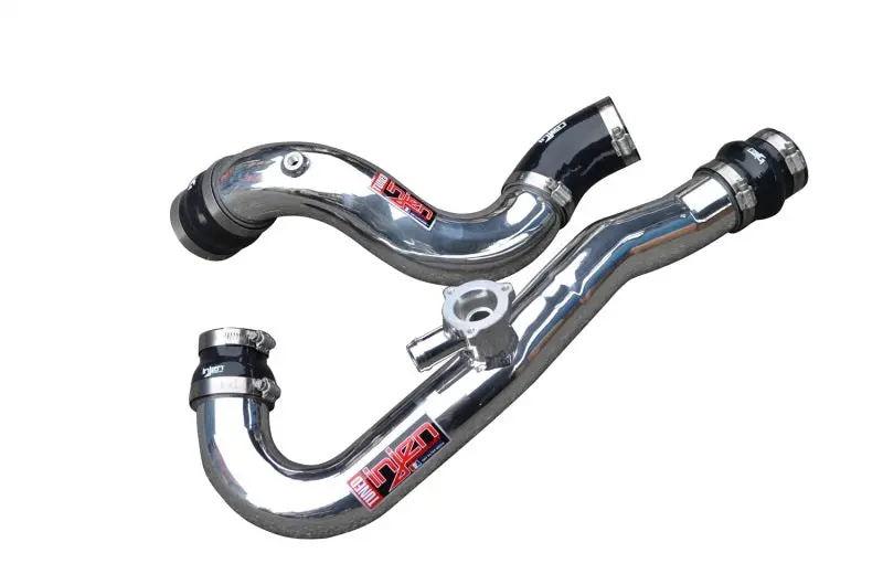 Injen 15-19 Ford Mustang 2.3L Ecoboost Aluminum Intercooler Piping Kit - Wrinkle Red 2