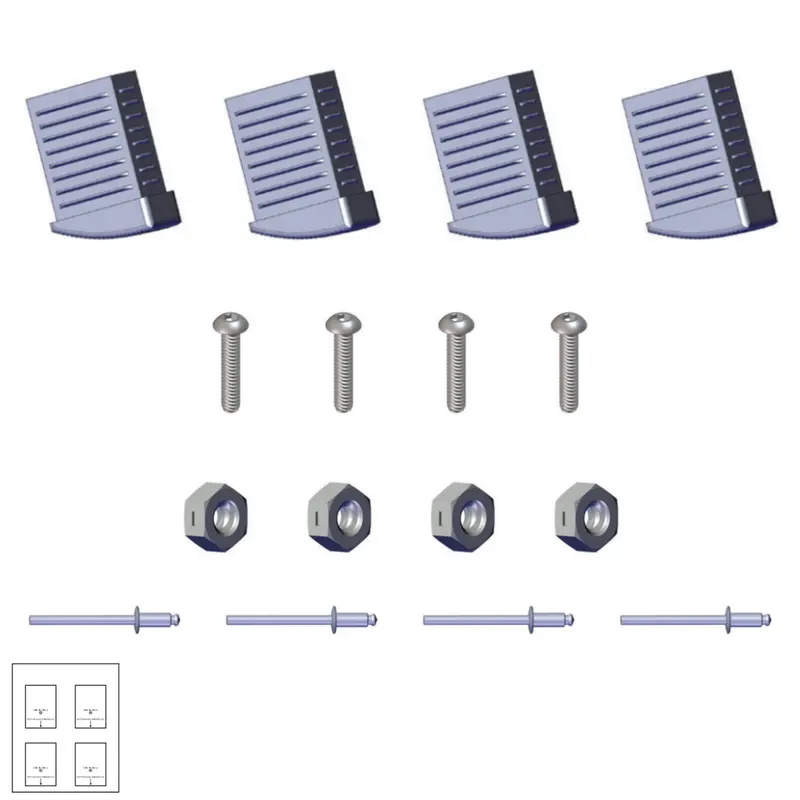 Inner Foot Replacement Kit For M26 Ladder 1