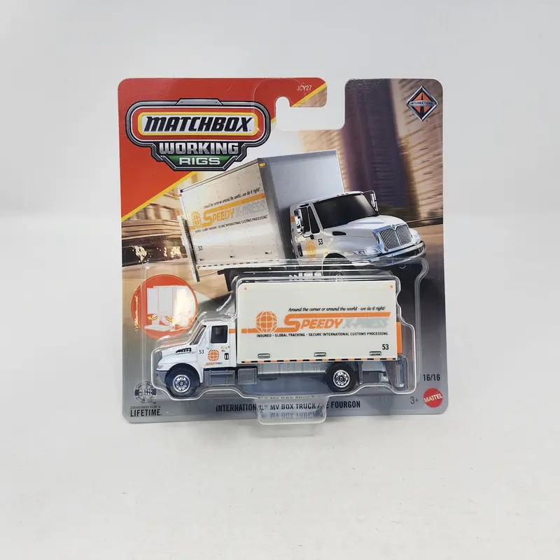 International Mv Box Truck 16/16 * 2025 Matchbox Working Rigs Case G 1