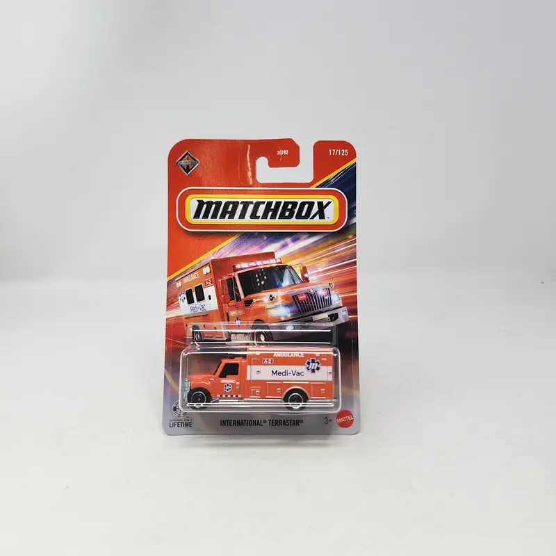International Terrastar  Medi-Vac #17* Orange * 2026 Matchbox Basic Mainline Case B 1