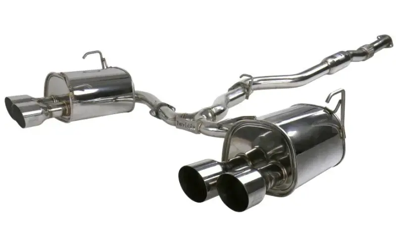 Invidia 2022+ Subaru Wrx Q300 Single Layer Stainless Steel Quad Tip Cat-Back Exhaust 1