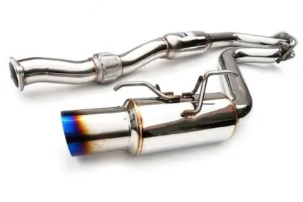 Invidia N1 Single Exit Exhaust (Ti Tip) - Subaru Wrx Sti 15+ 1