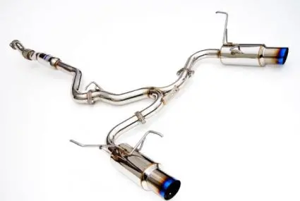 Invidia N1 Titanium Tip Catback Exhaust (76Mm) - Subaru Wrx / Sti Sedan 08-14 1