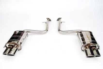Invidia Q300 Axle Back Exhaust (Quad Rolled Ss Tips) - Lexus Rc350 / Rc200t 2015+ 1