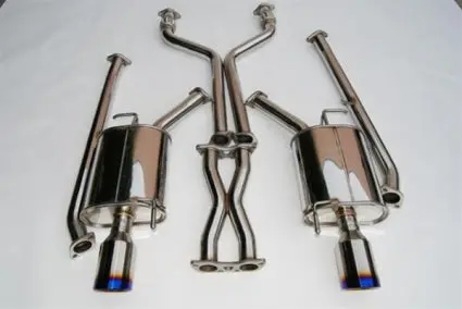Invidia Q300 Exhaust - Infiniti G35 2007+ 4 Door (Rolled Ti Tips) 1